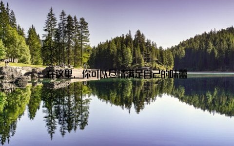 在这里, 你可以尽情满足自己的味蕾