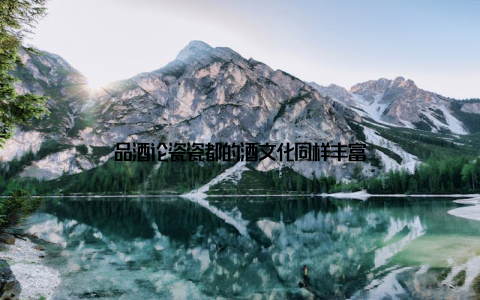 品酒论瓷瓷都的酒文化同样丰富